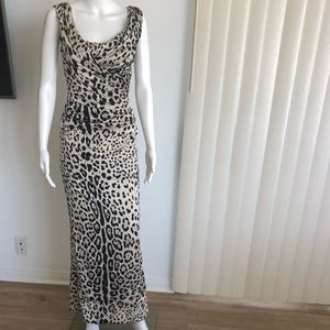 Dolce & Gabbana Silk Animal Print Dress Small
